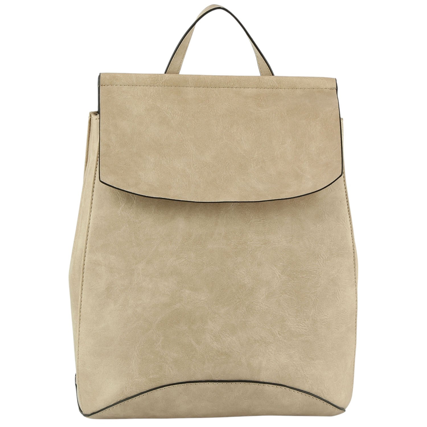 Vegan Backpack Best Seller - Modern Chic Vegan Long-lasting Faux Leather Backpack Convertible Bag, largely spaced, daily necessities can be put into this fashionable bag, take it to school, work or a day trip, simple sophistication, dress to impress. Perfect Birthday Gift, Anniversary Gift, Thank you Gift, Vegan Convertible Backpack