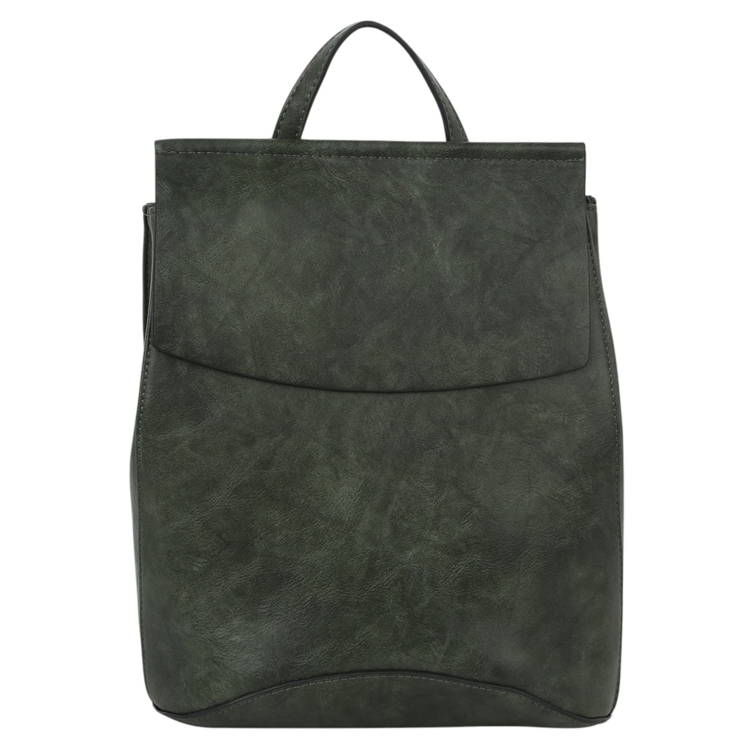 Vegan Backpack Best Seller - Modern Chic Vegan Long-lasting Faux Leather Backpack Convertible Bag, largely spaced, daily necessities can be put into this fashionable bag, take it to school, work or a day trip, simple sophistication, dress to impress. Perfect Birthday Gift, Anniversary Gift, Thank you Gift, Vegan Convertible Backpack