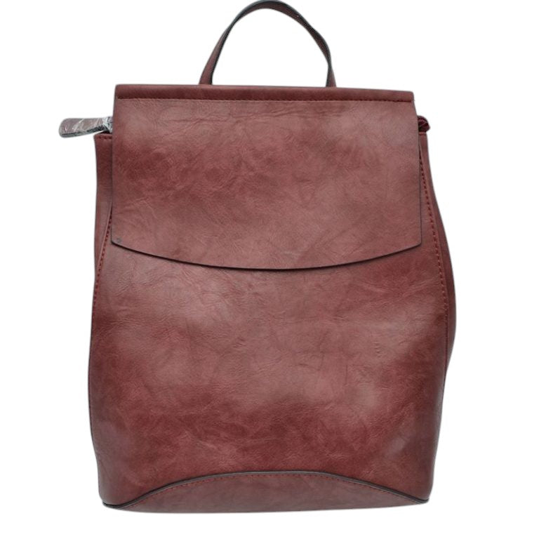 Vegan Backpack Best Seller - Modern Chic Vegan Long-lasting Faux Leather Backpack Convertible Bag, largely spaced, daily necessities can be put into this fashionable bag, take it to school, work or a day trip, simple sophistication, dress to impress. Perfect Birthday Gift, Anniversary Gift, Thank you Gift, Vegan Convertible Backpack