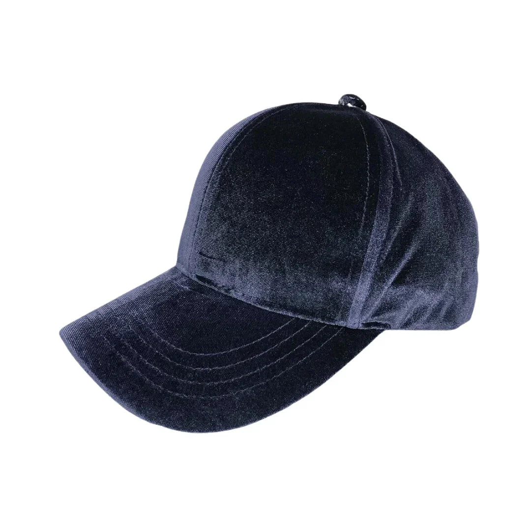Velvet CC Ball Cap offers a sophisticated blend of style and comfort, crafted from premium velvet for a smooth, rich texture. Designed with expert attention to detail, it features a structured fit that retains its shape while providing all-day wearability. Ideal for those seeking a refined accessory that enhances both casual and upscale looks.