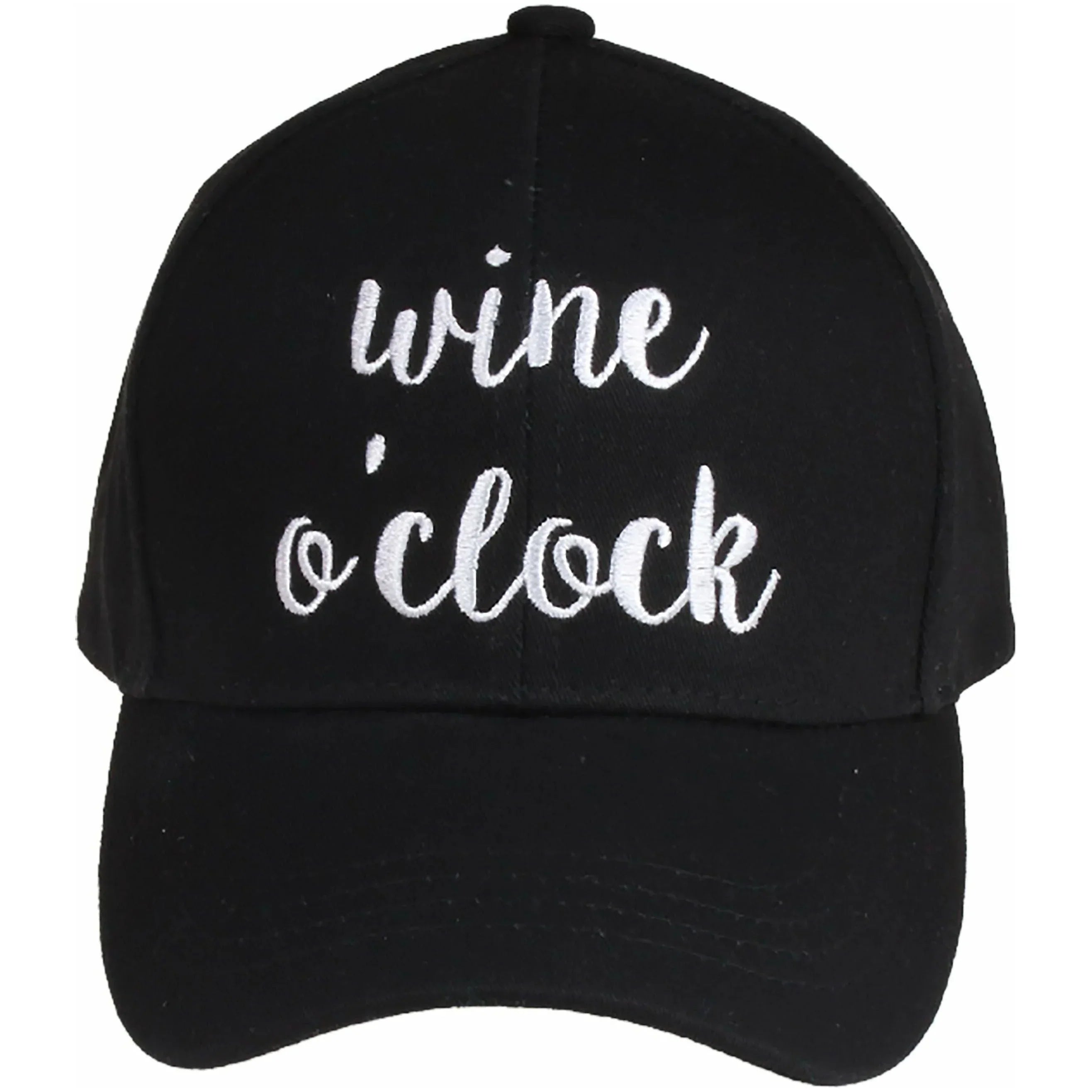 Wine O'Clock Embroidered CC Ball Cap combines classic design with expert craftsmanship. Featuring detailed embroidery, this cap offers a sophisticated way to express your love for wine. Its adjustable strap ensures a comfortable, secure fit, making it an ideal accessory for both casual outings and social gatherings. Durable materials provide lasting wear, blending style and practicality seamlessly.