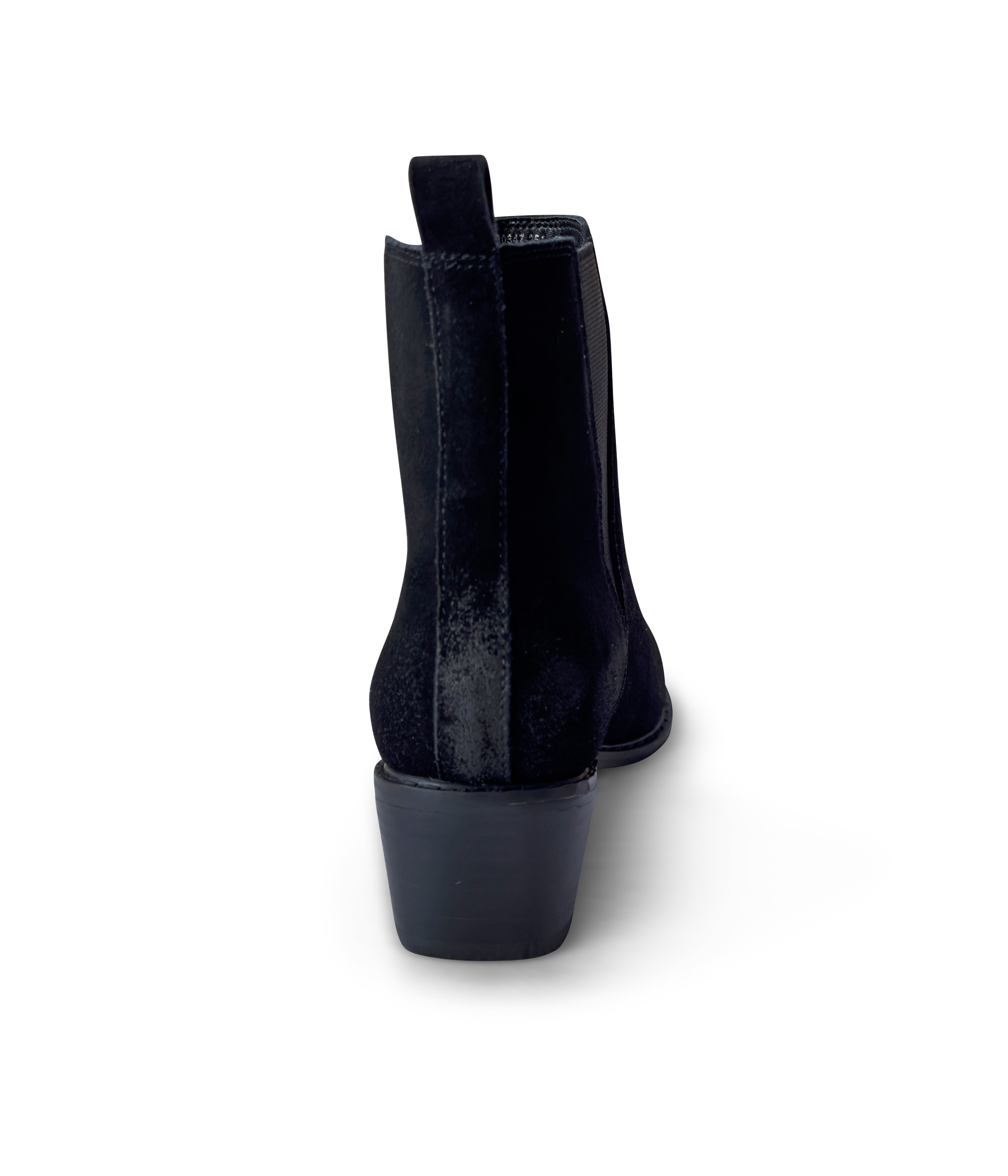Wylie Suede Ankle Boot in Black - Charming Charlie