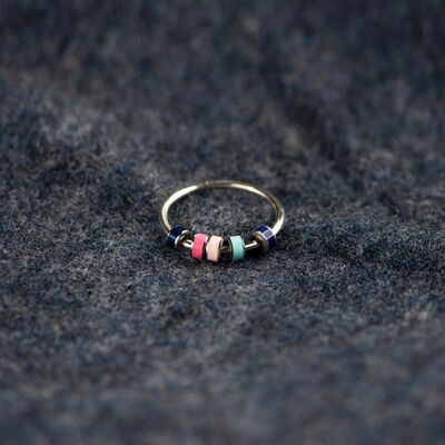 925 Sterling Silver Oil Drip Ring - Charming Charlie