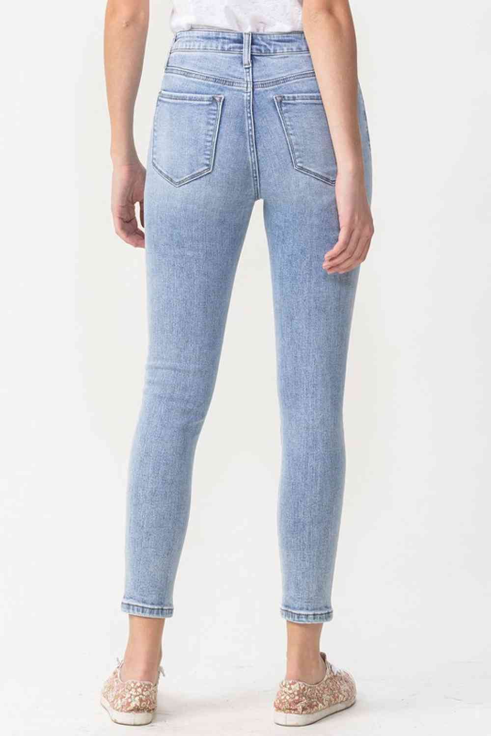 Lovervet Full Size Talia High Rise Crop Skinny Jeans - Charming Charlie