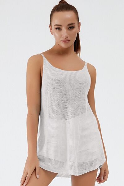 Scoop Neck Spaghetti Strap Knit Cami - Charming Charlie