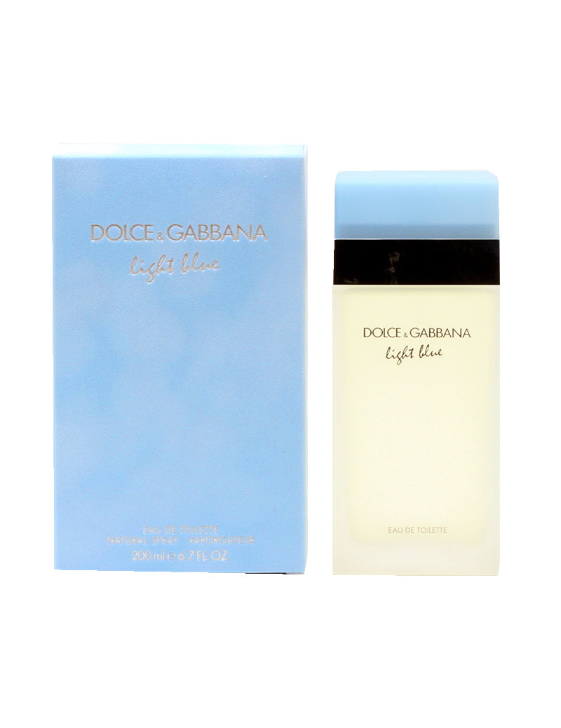 DOLCE & GABBANA LIGHT BLUE LADIES EDT SPRAY 6.7 OZ - Charming Charlie