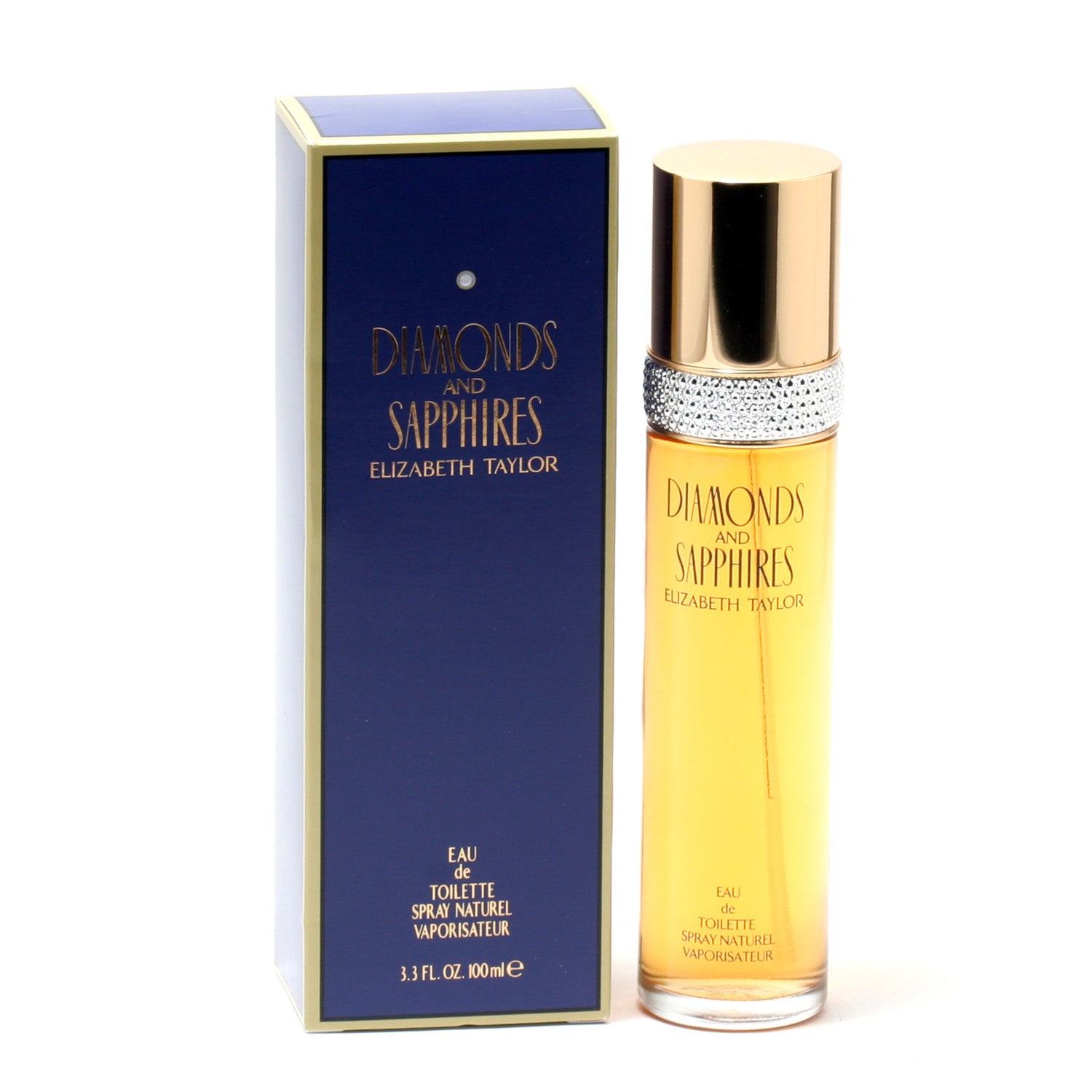 DIAMONDS & SAPPHIRES LADIES BY ELIZABETH TAYLOR EDT SPRAY, 3.3 OZ - Charming Charlie