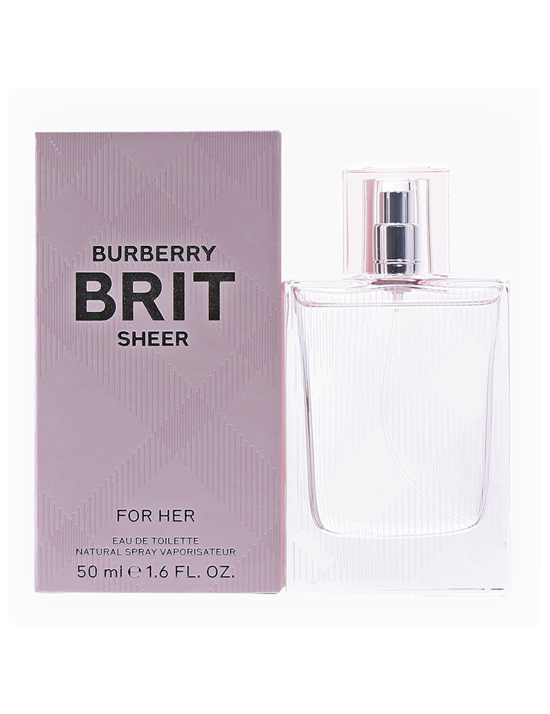 BURBERRY BRIT SHEER LADIES EDT SPRAY 1.7 OZ - Charming Charlie