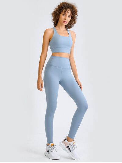 Double Take Square Neck Racerback Cropped Tank - Charming Charlie