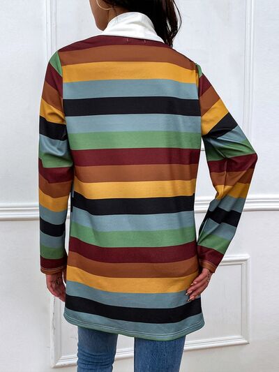 Color Block Open Front Cardigan - Charming Charlie