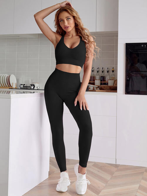 Sport Tank and Leggings Set - Charming Charlie