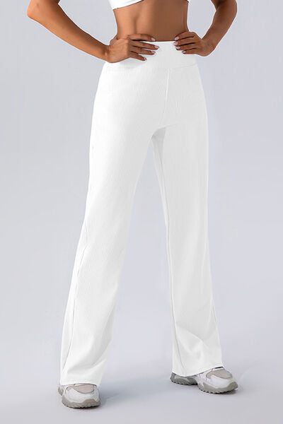 High Waist Straight Active Pants - Charming Charlie