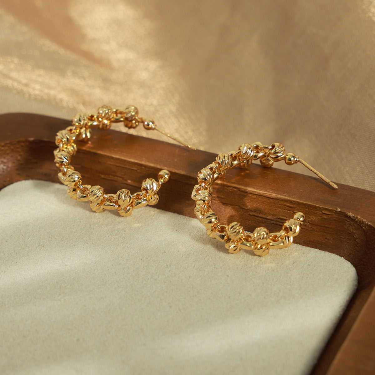 Titanium Steel C-Hoop Earrings - Charming Charlie