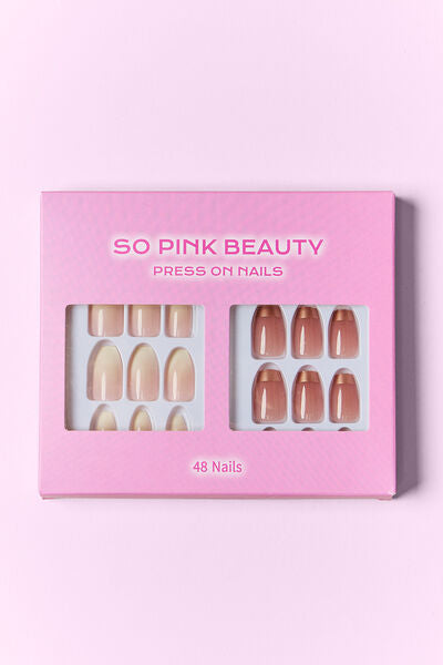 SO PINK BEAUTY Press On Nails 2 Packs - Charming Charlie