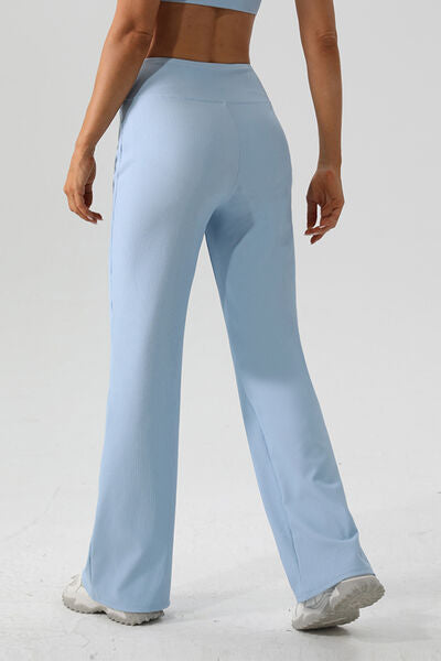 High Waist Straight Active Pants - Charming Charlie