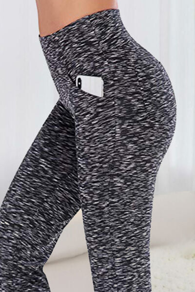 Pocketed High Waist Active Pants - Charming Charlie