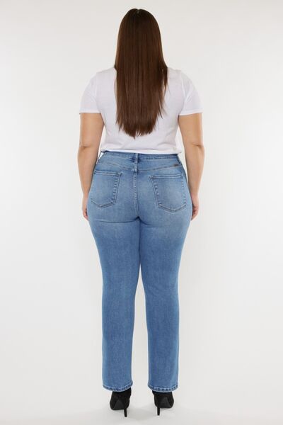 Kancan Full Size Cat's Whiskers High Waist Jeans - Charming Charlie