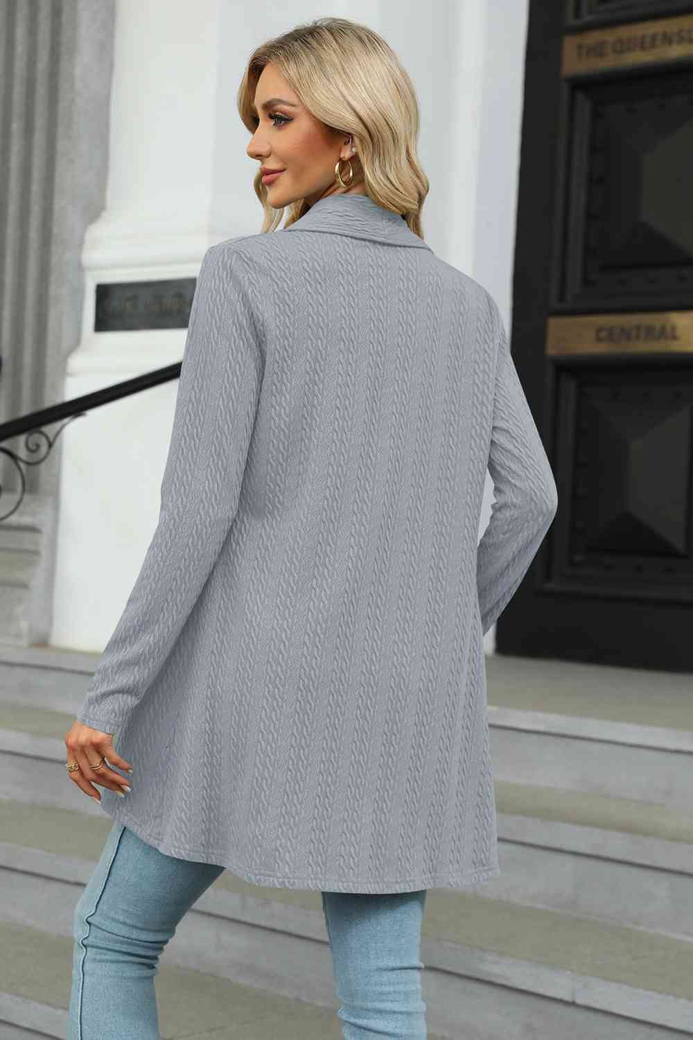Open Front Long Sleeve Cardigan - Charming Charlie
