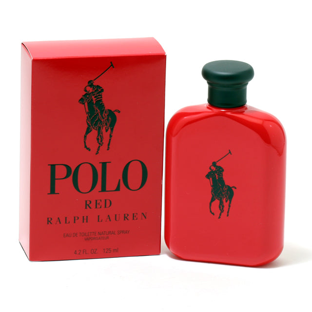 POLO RED MEN BY RALPH LAUREN EDT SPRAY 4.2 OZ - Charming Charlie