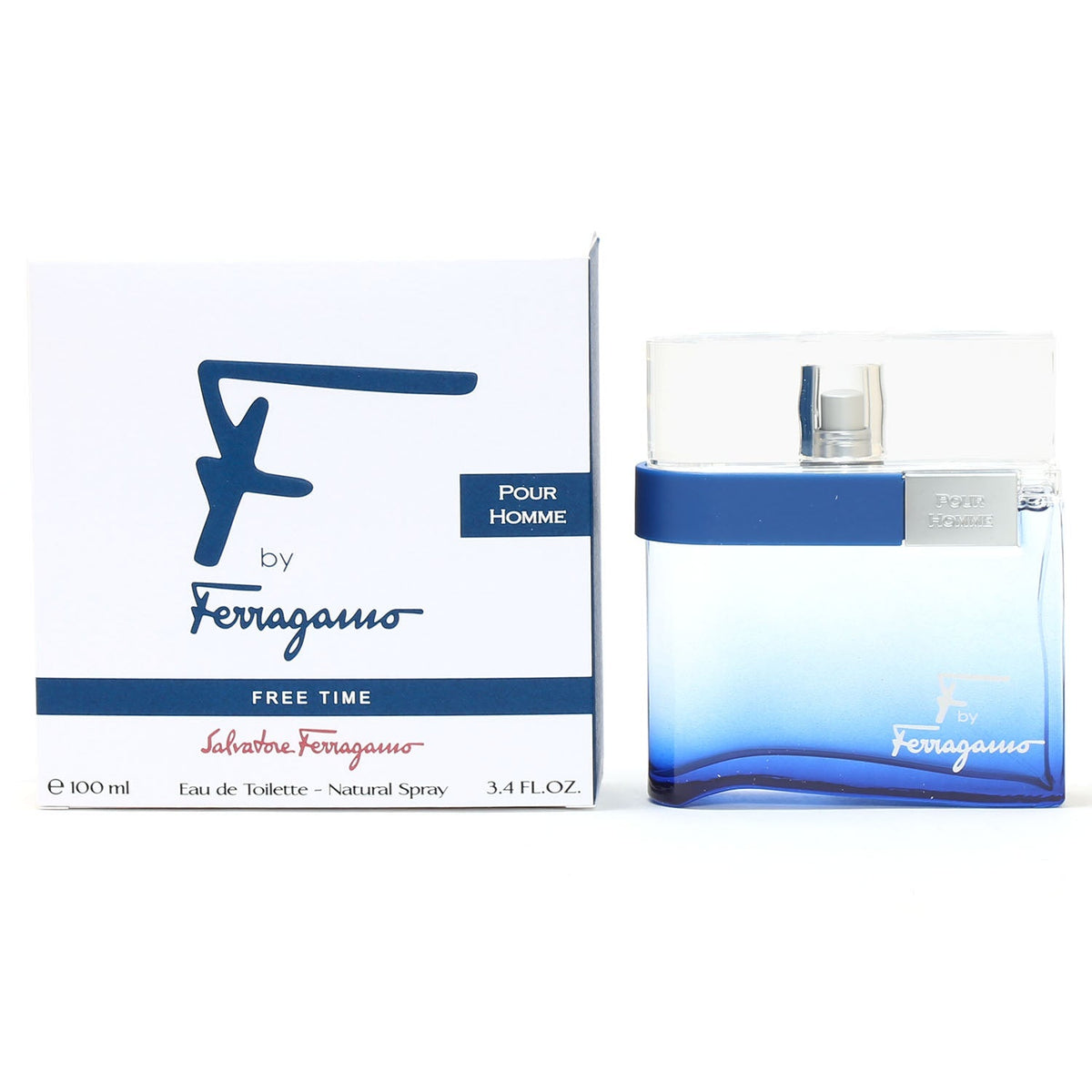 FERRAGAMO F FREE TIME MEN EDT SPRAY 3.4 OZ - Charming Charlie