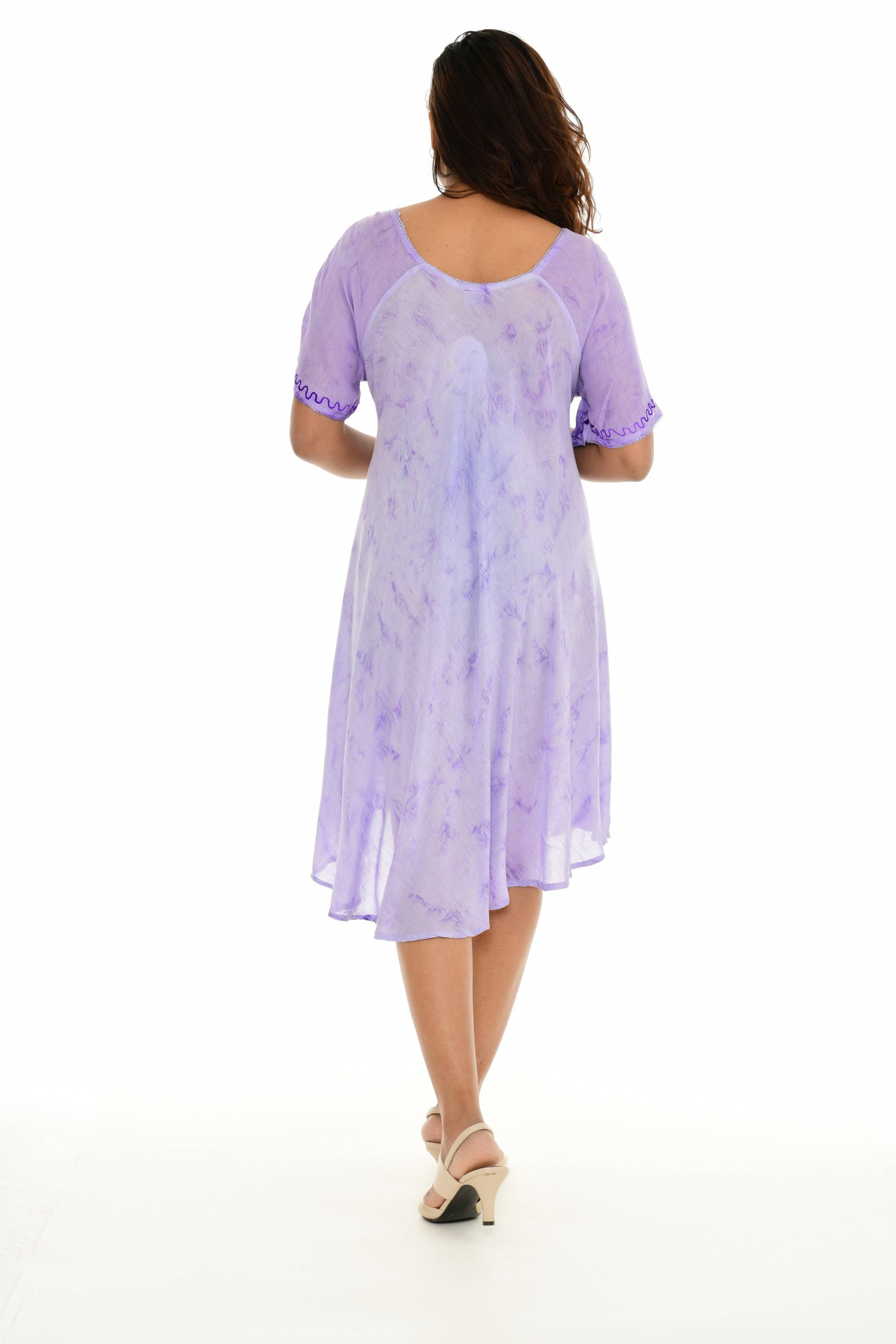 Turquoise V-Neck Shift Dress - Shoreline Wear, Inc.