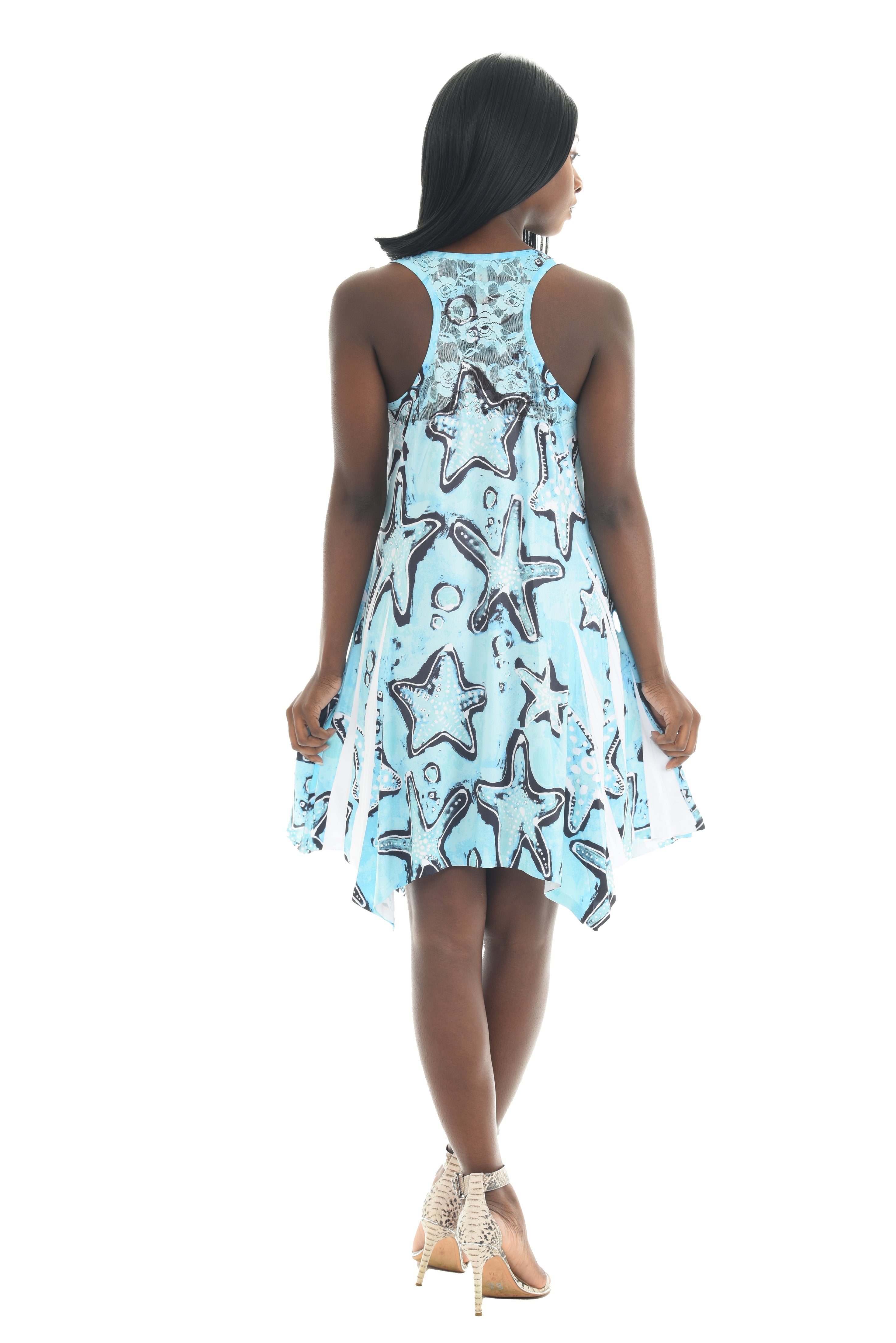 Starfish Sleeveless Short Dress - Shoreline Wear, Inc.