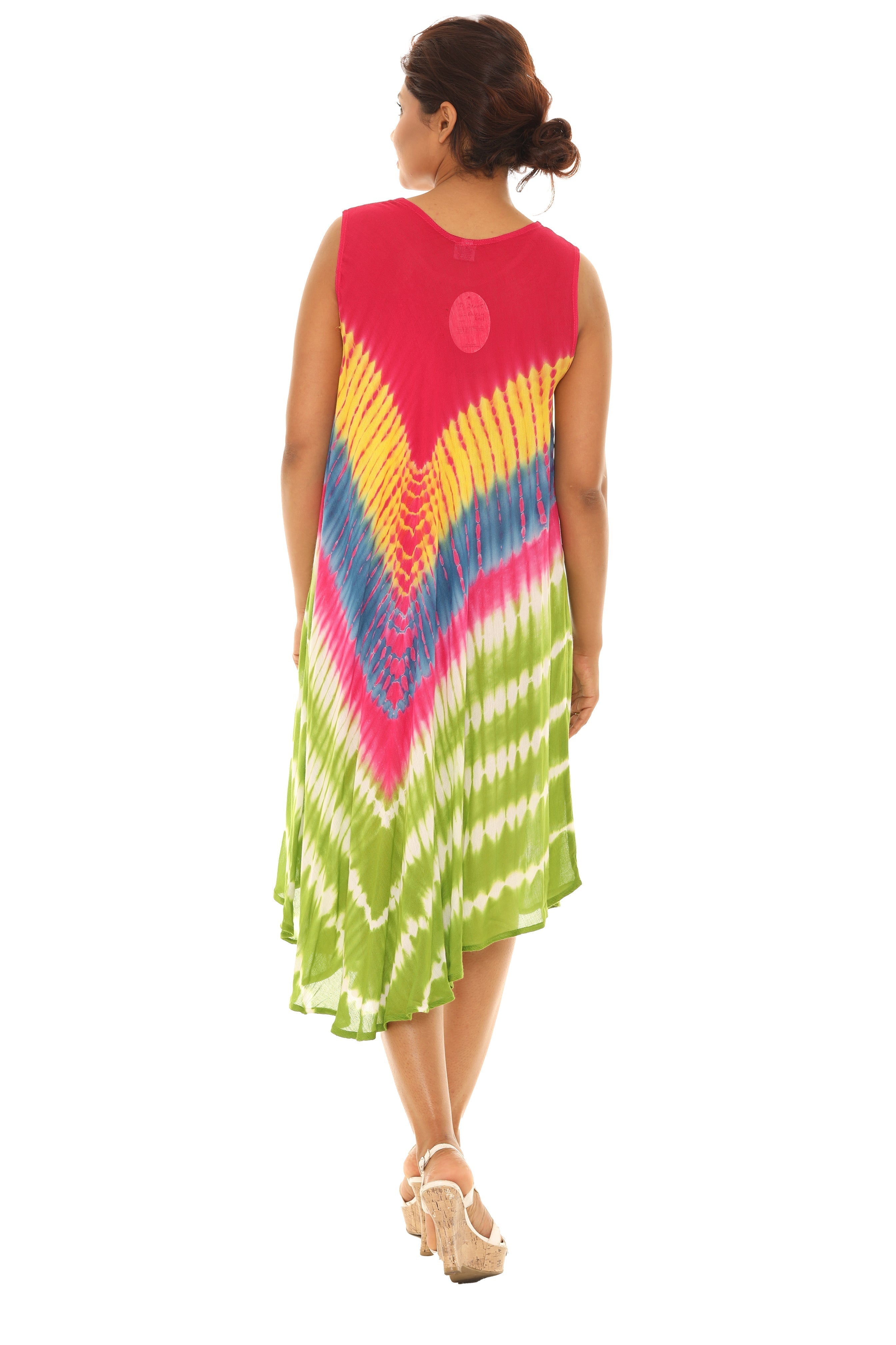 Tie Dye Rayon Sundress - Shoreline Wear, Inc.
