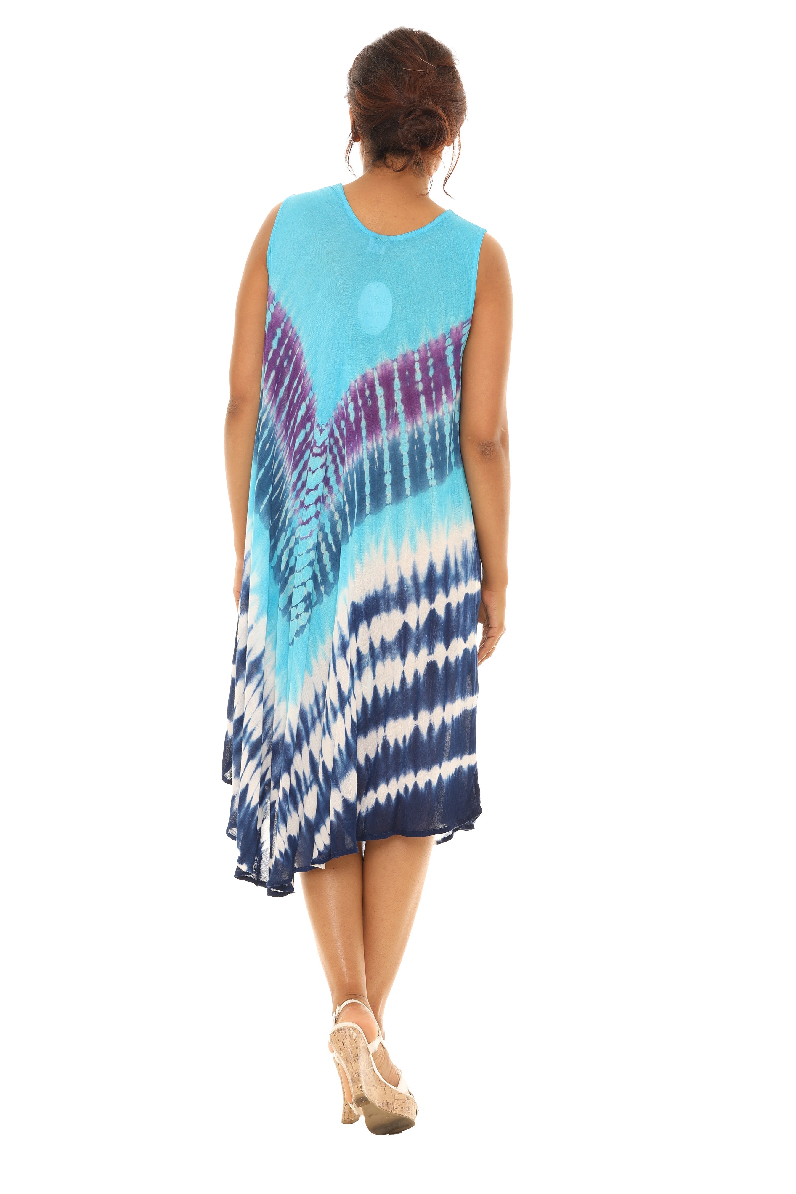 Tie Dye Rayon Sundress - Shoreline Wear, Inc.