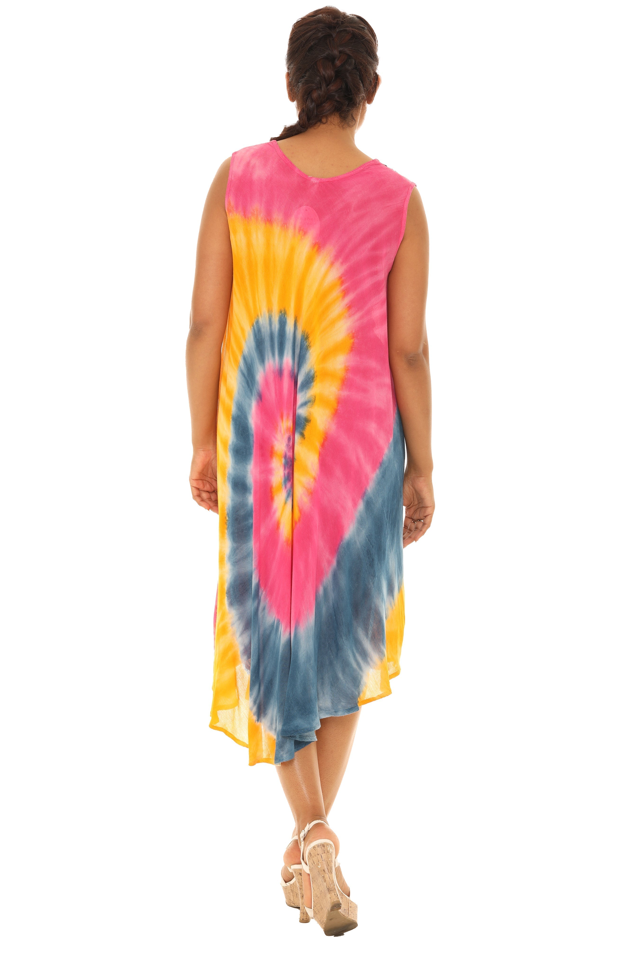 Tie Dye Rayon Sundress - Shoreline Wear, Inc.