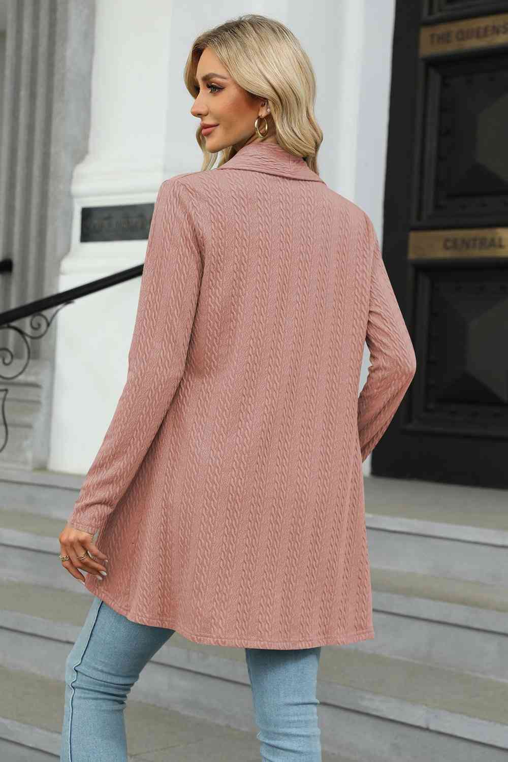 Open Front Long Sleeve Cardigan - Charming Charlie