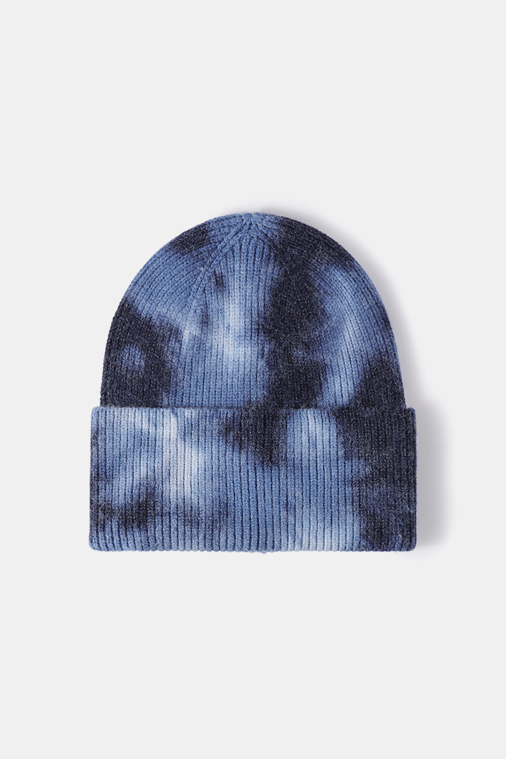 Tie-Dye Cuffed Rib-Knit Beanie Hat - Charming Charlie