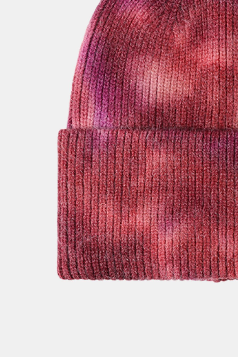 Tie-Dye Cuffed Rib-Knit Beanie Hat - Charming Charlie