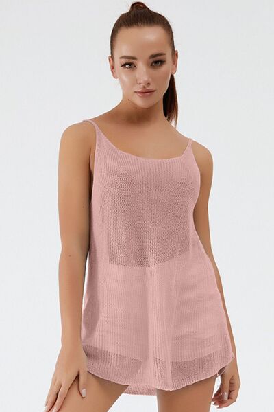 Scoop Neck Spaghetti Strap Knit Cami - Charming Charlie