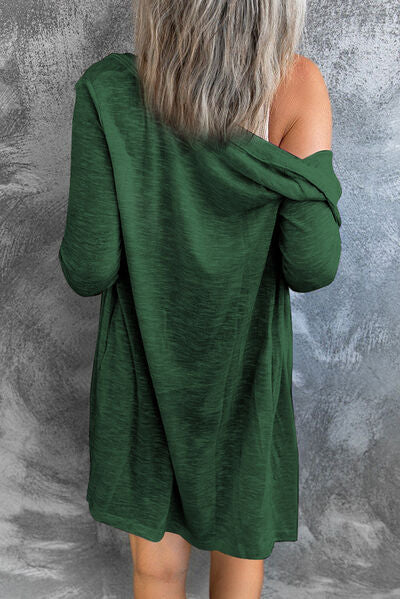 Button Up Long Sleeve Cover Up - Charming Charlie