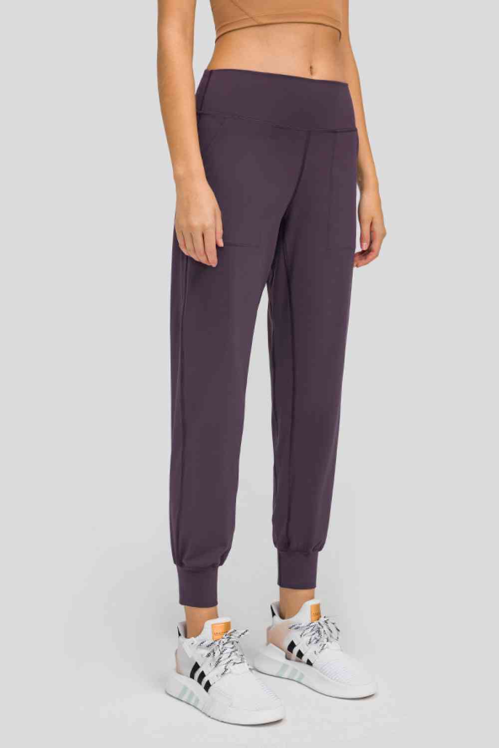Wide Waistband Slant Pocket Pants - Charming Charlie
