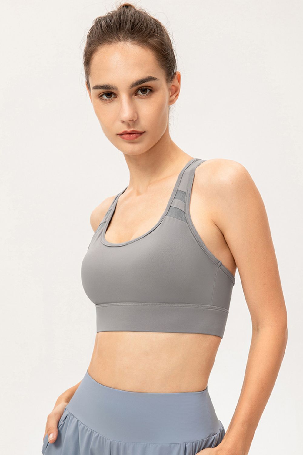 Scoop Neck Long Sports Bra - Charming Charlie