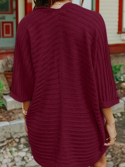 Striped Open Front Knit Cardigan - Charming Charlie