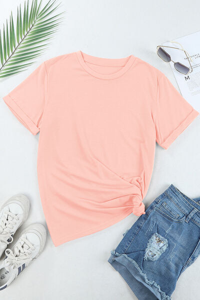 Rabbit Round Neck Short Sleeve T-Shirt - Charming Charlie