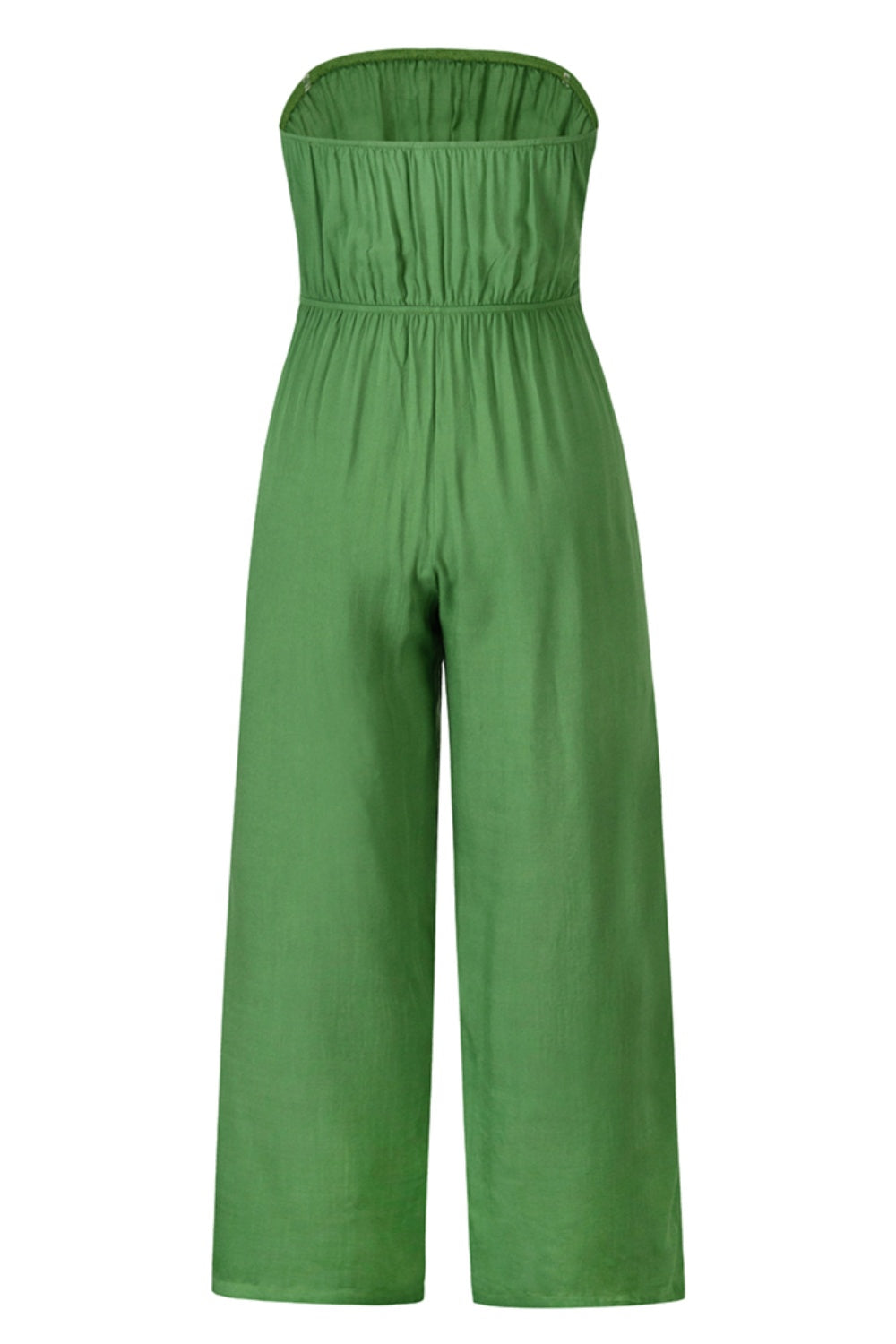 Tied Cutout Tube Wide Leg Jumpsuit - Charming Charlie