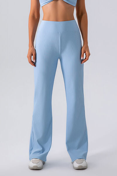 High Waist Straight Active Pants - Charming Charlie