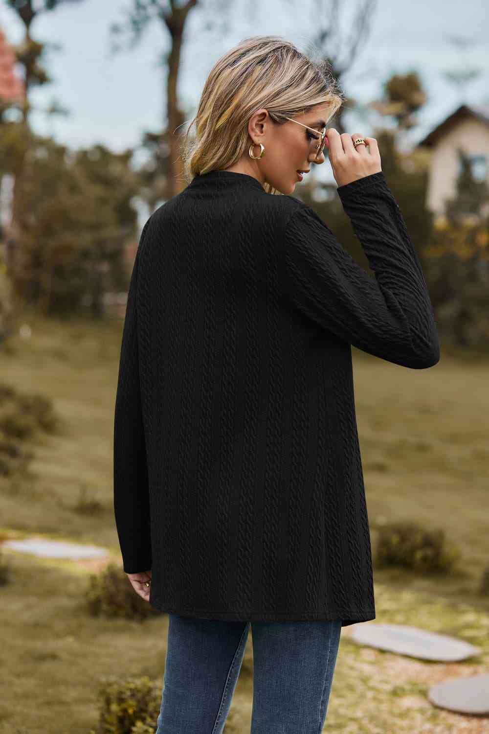 Open Front Long Sleeve Cardigan - Charming Charlie