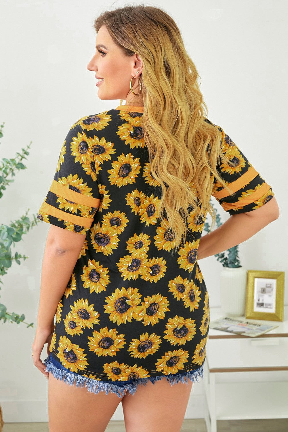 Plus Size V-Neck Tee Shirt - Charming Charlie