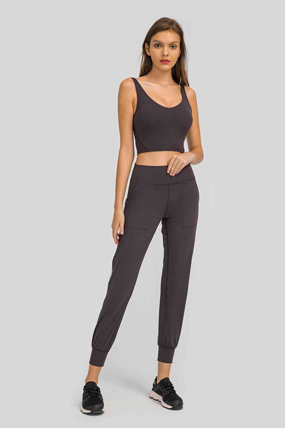 Wide Waistband Slant Pocket Pants - Charming Charlie