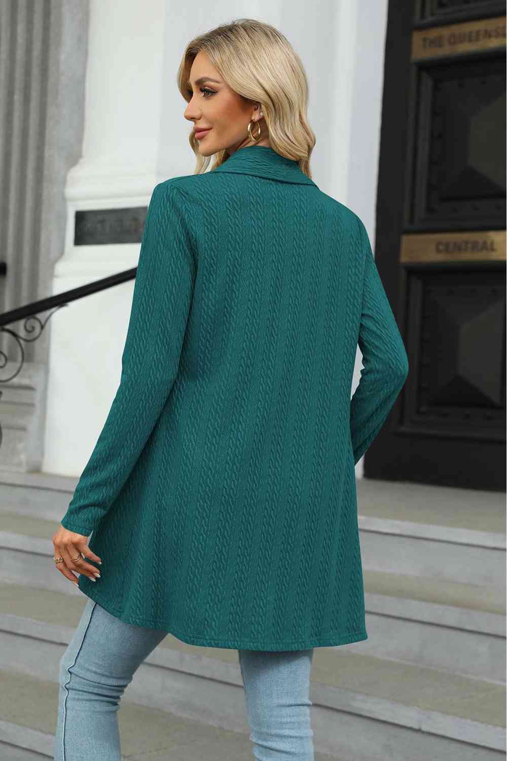 Open Front Long Sleeve Cardigan - Charming Charlie