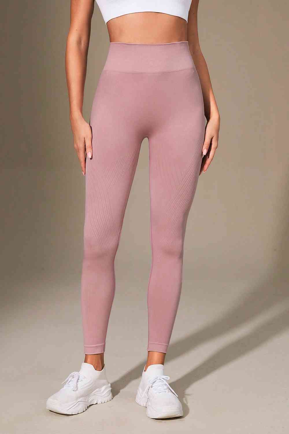 Wide Waistband Sports Leggings - Charming Charlie
