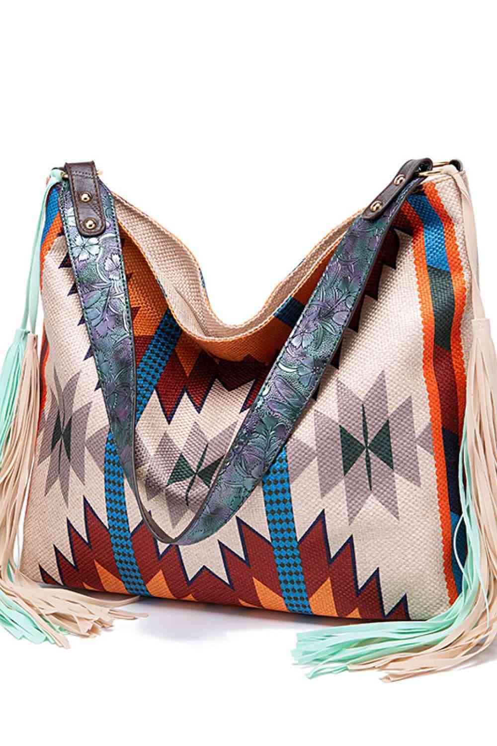 Geometric Canvas Tote Bag - Charming Charlie
