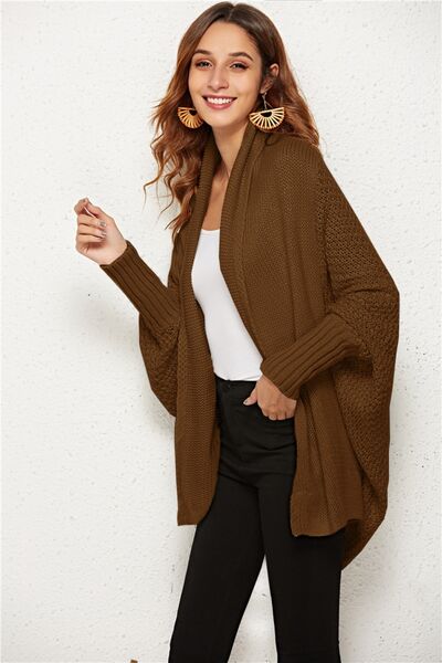 Open Front Batwing Sleeve Cardigan - Charming Charlie