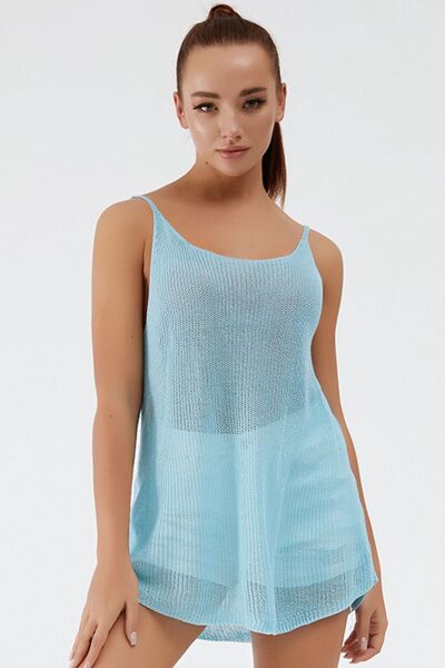 Scoop Neck Spaghetti Strap Knit Cami - Charming Charlie