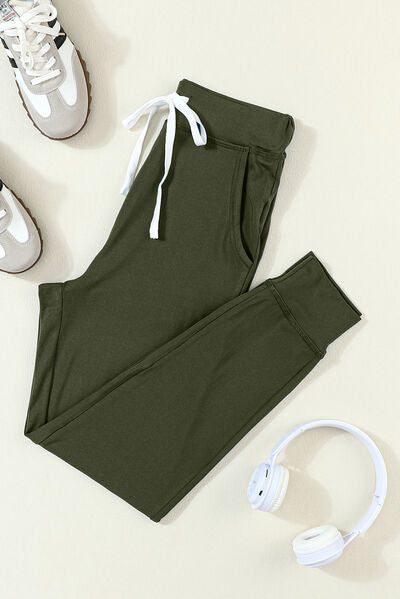 Drawstring Joggers with Pockets - Charming Charlie