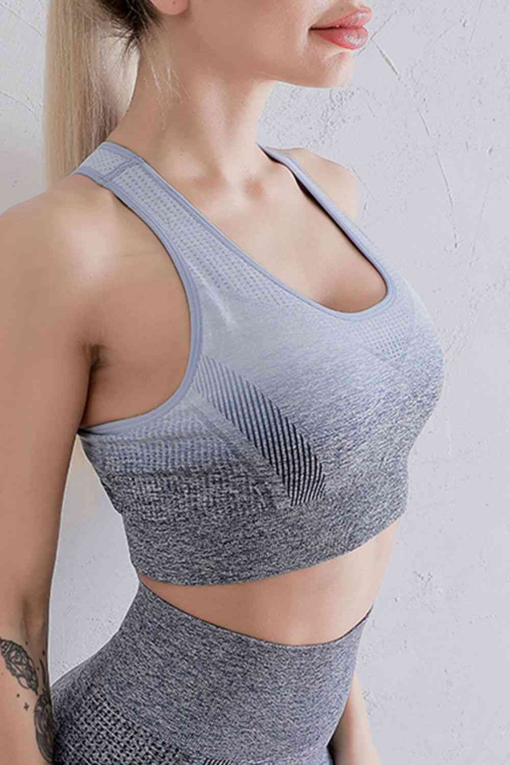 Gradient Racerback Sports Bra - Charming Charlie